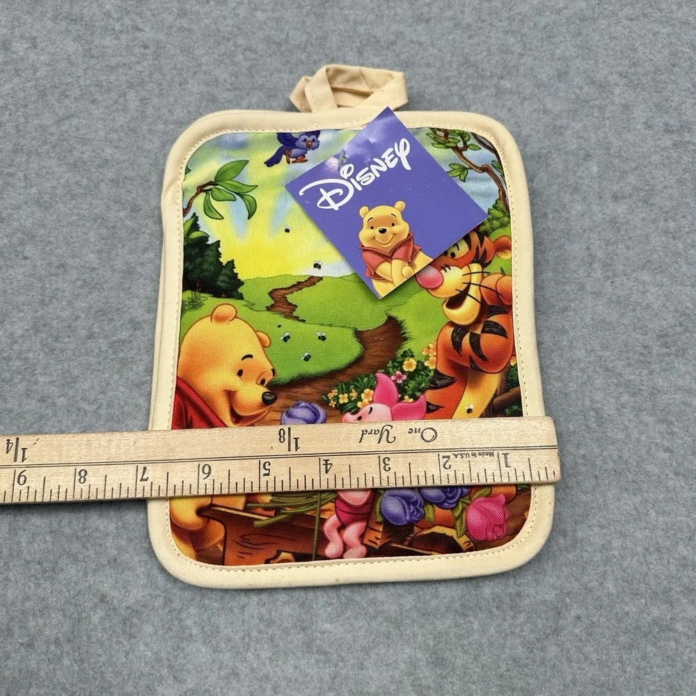 NOS Disney Pooh & Friends Kitchen Oven Pot Holder & Towel Set 90s Tigger Piglet‎
